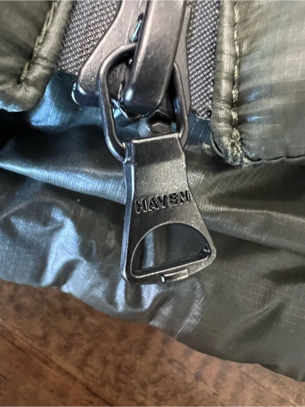 HAVEN X NANGA SKYLINE JACKET - NYLON RIPSTOP GOOSE DOWN OLIVE M
